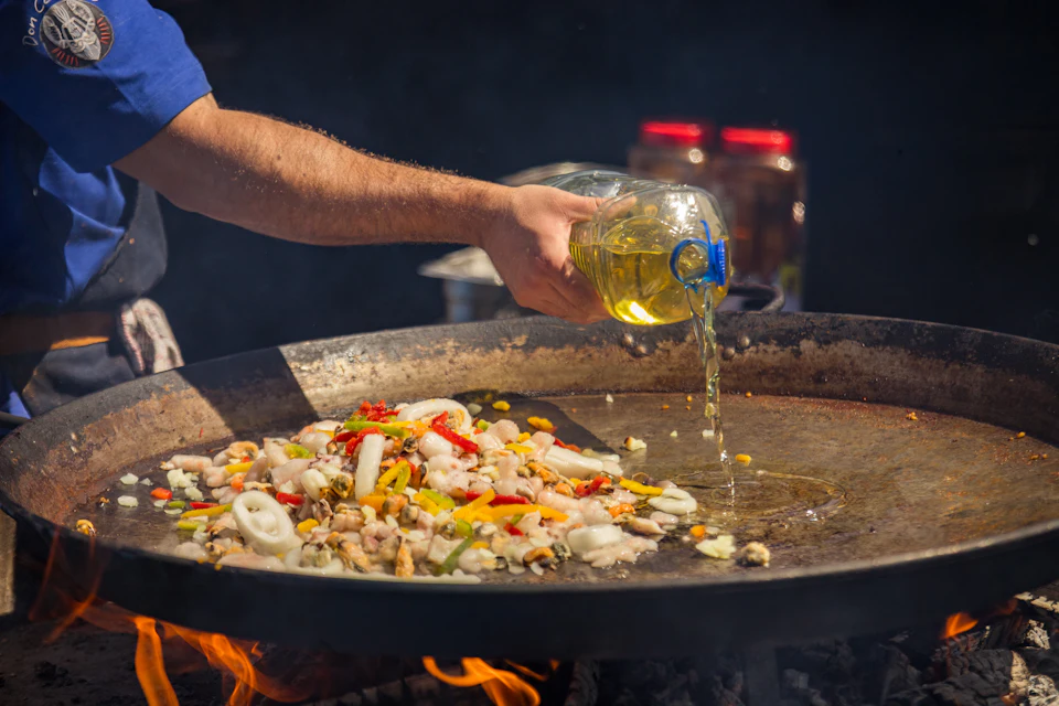 Arroces en paella grande